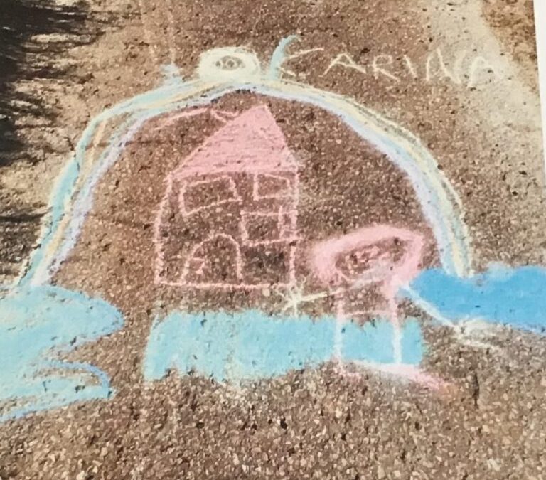 Homeschooling Straßenkunst